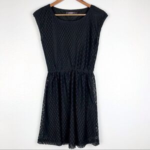 Jasmine London Black Lace Mini Dress Size 6